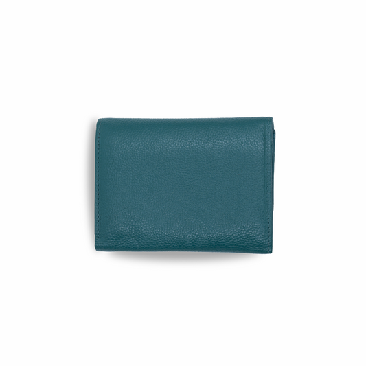 Verde - Pebbled Leather Medium Wallet