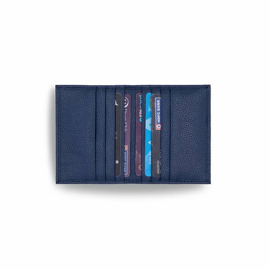 Saul - Pebbled Leather Slim Cardholder