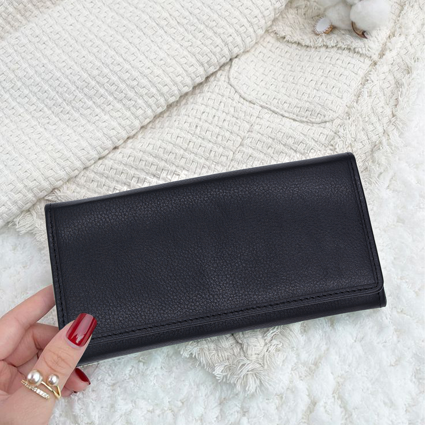 Women's Long Leather Wallet