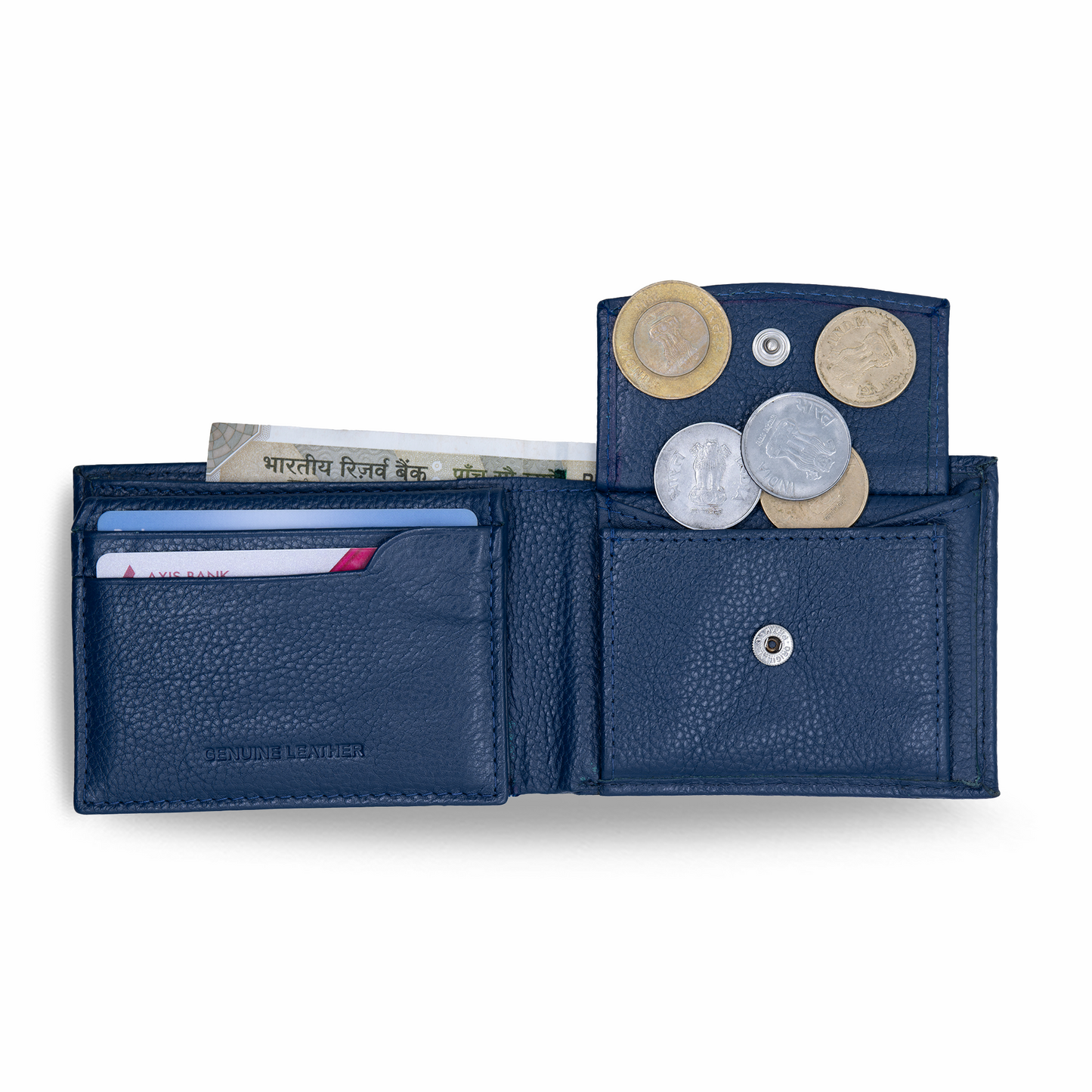 Sleek - Pebbled Leather Slim Wallet