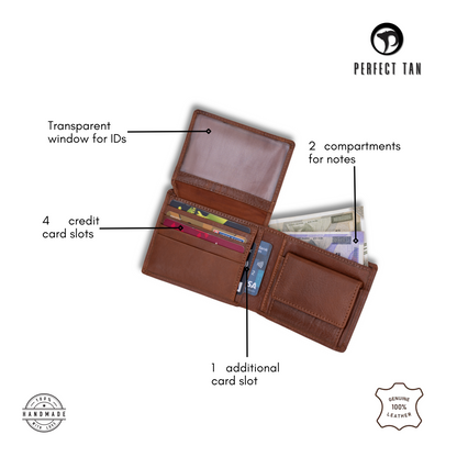 Genuine Leather Classic Wallet for Men