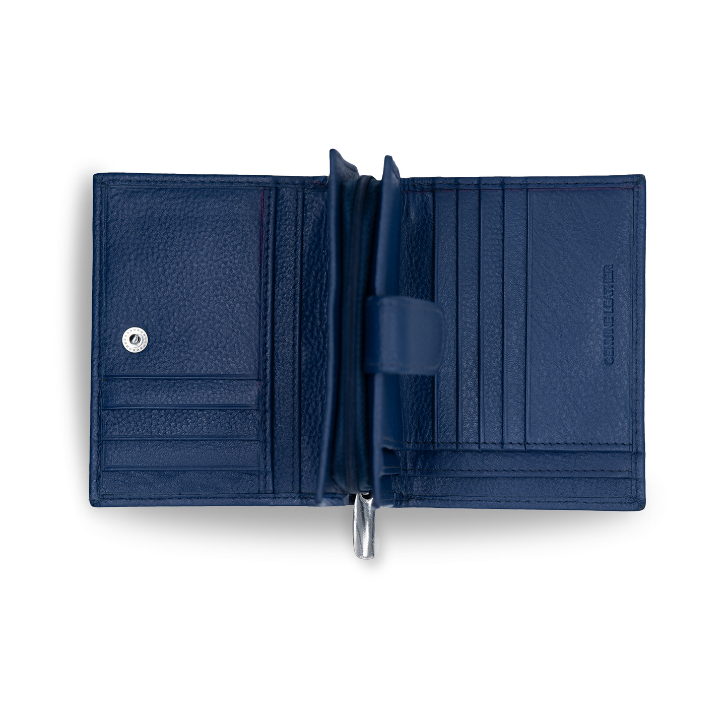 Aura - Pebbled Leather Vertical Wallet
