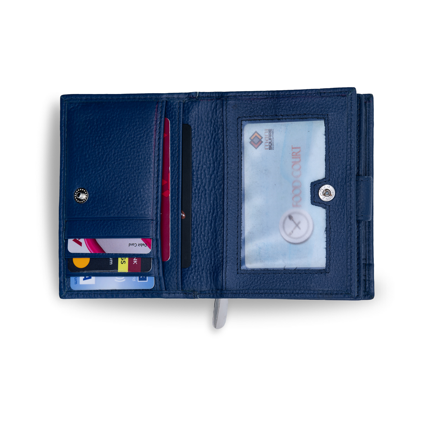 Aura - Pebbled Leather Vertical Wallet