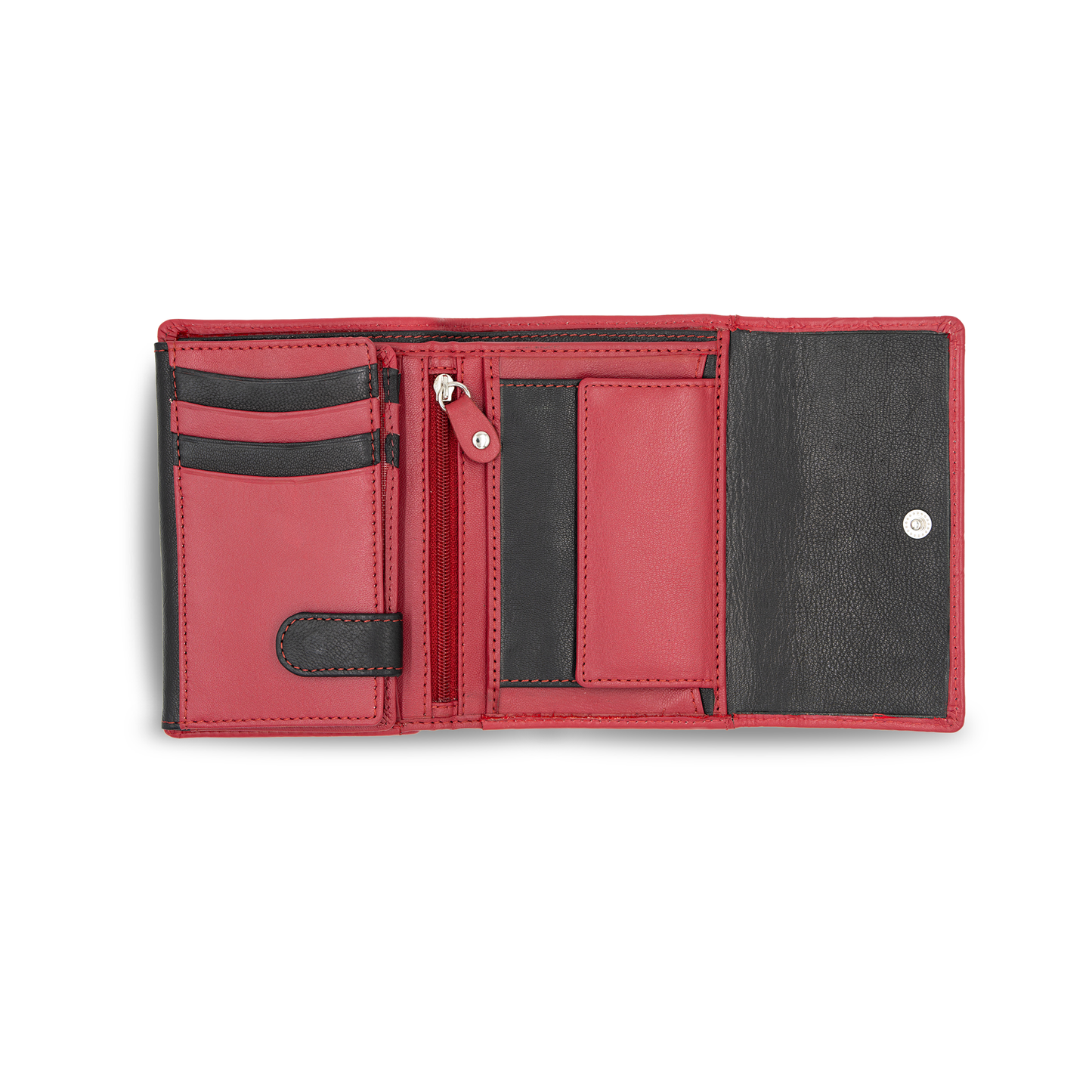 Flora - Printed Leather Vertical Wallet