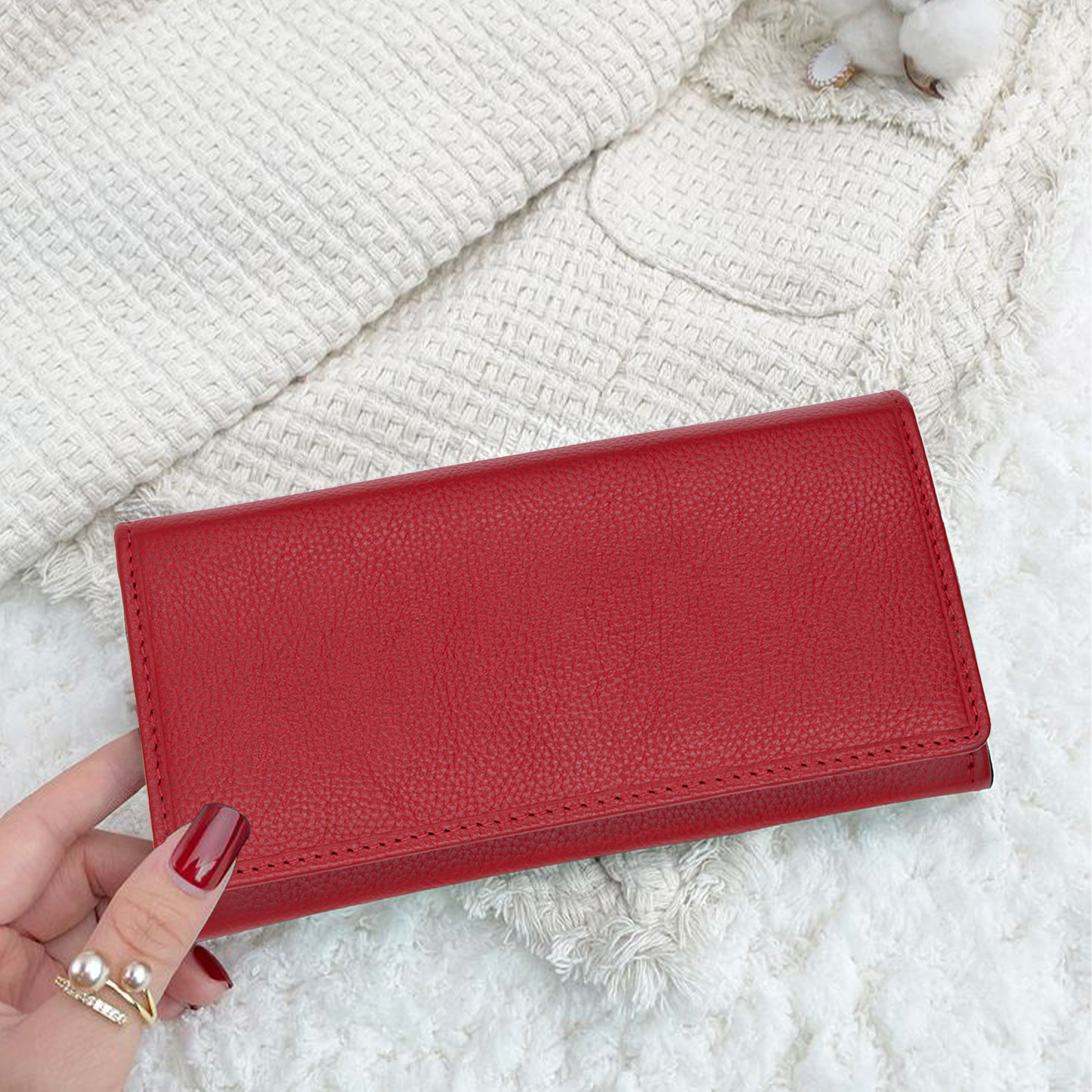 Women's Long Leather Wallet
