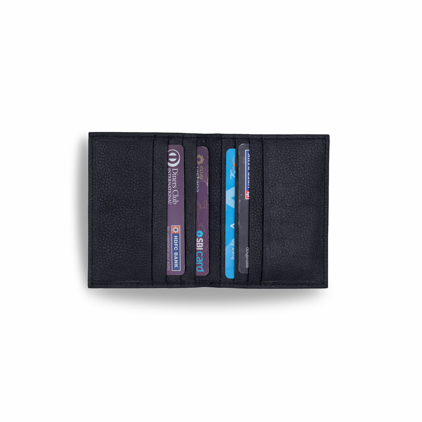 Saul - Pebbled Leather Slim Cardholder