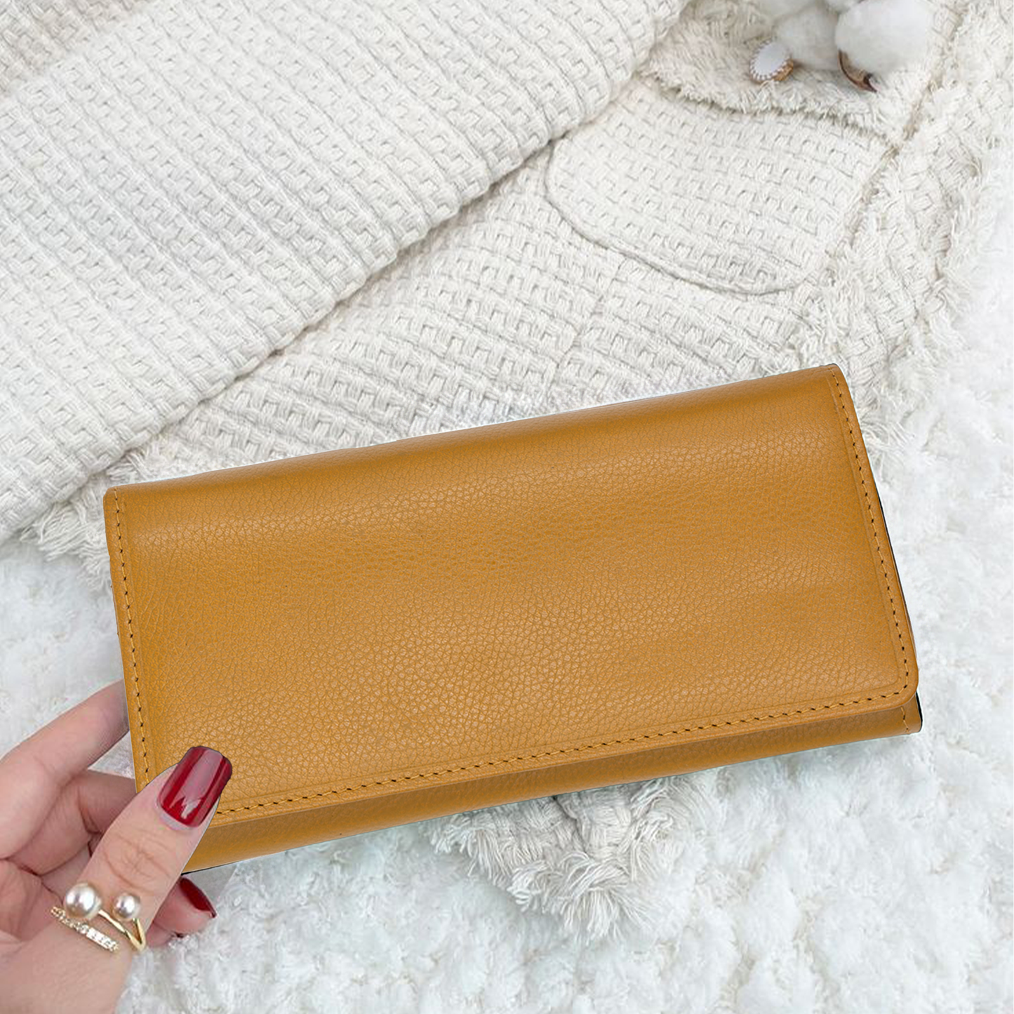 Women's Long Leather Wallet