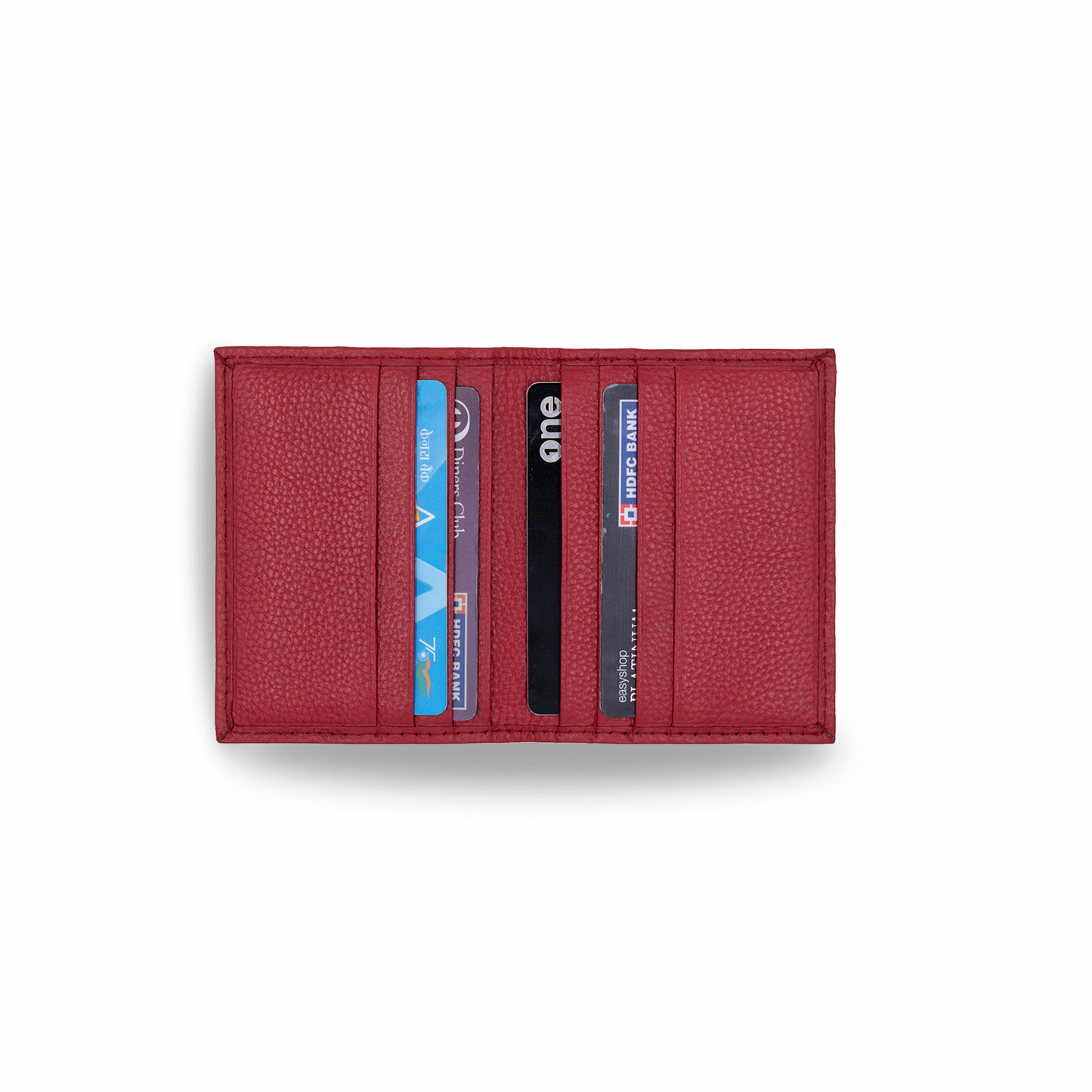 Saul - Pebbled Leather Slim Cardholder