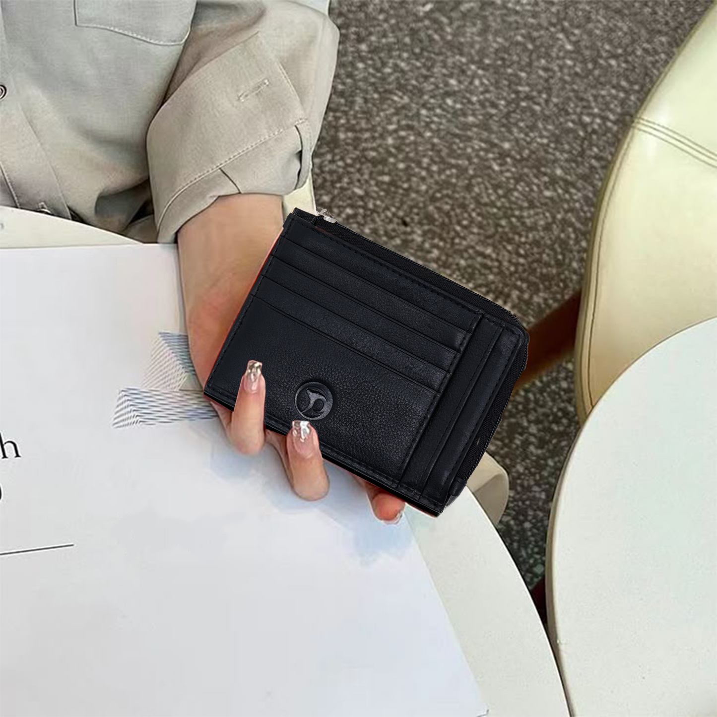 Cloe - Slim Leather Card Wallet